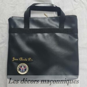 sac porte décors maçonniques personnalisé